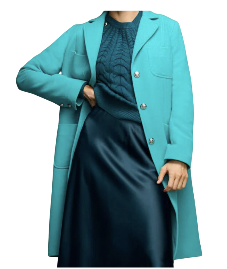 Patch Pocket Long Coat